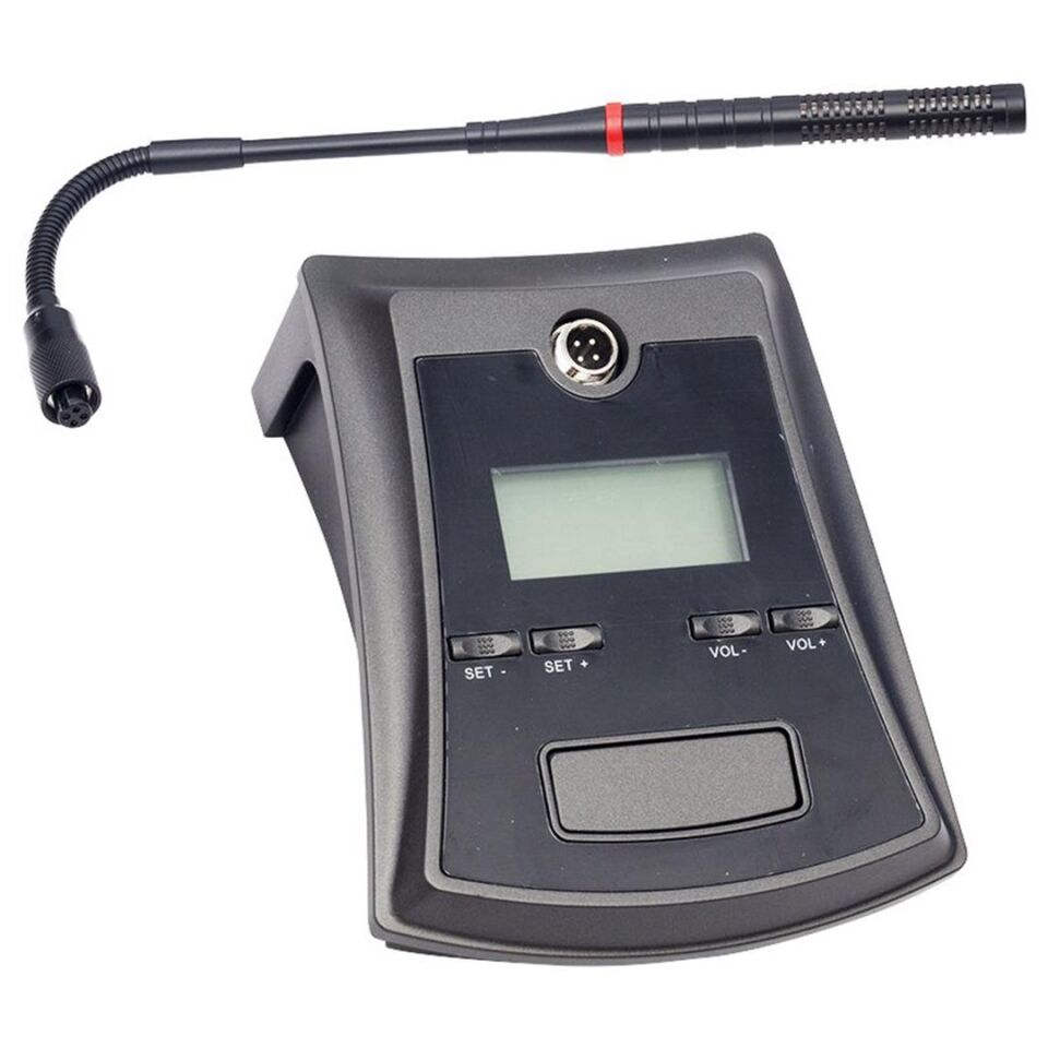 Ayt Gold Audio GX-751 UHF Ekranlı Wireless Kablosuz Kürsü Mikrofonu Kablosuz Mikrofon