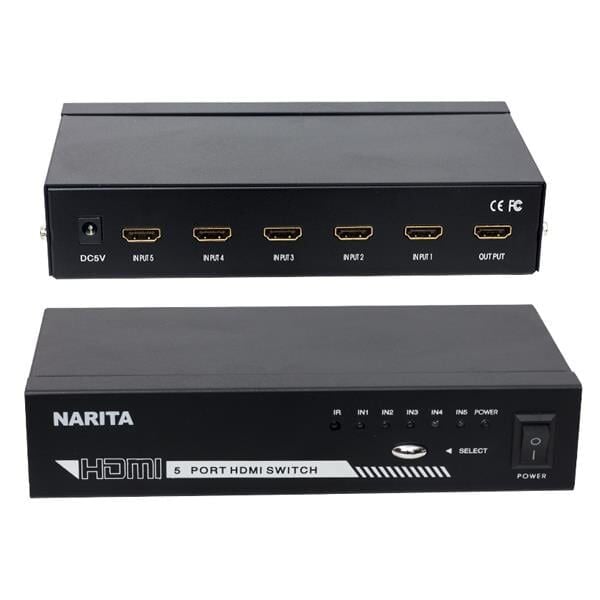 Narita 5 Giriş-1 Çıkış HDMI Switch Birleştirici MT-SW501