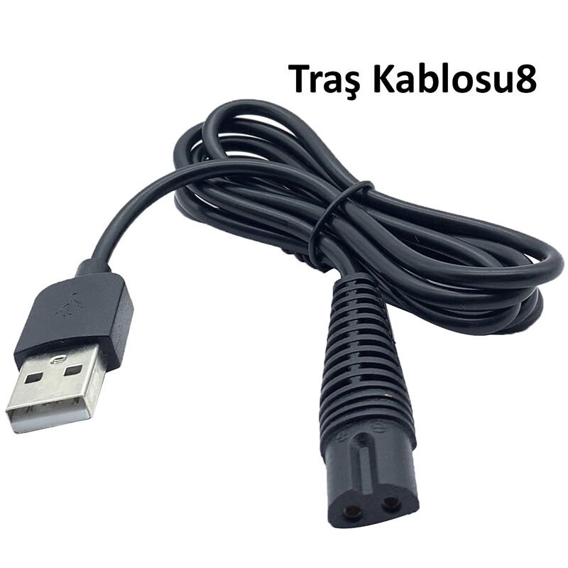 Ayt Tıraş Makinaları İçin Usb Şarj Kablosu 1 Metre No:8