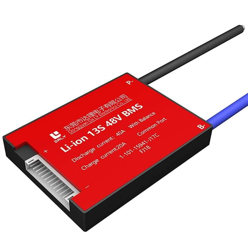 Daly Bms 13S 48V Deşarj 40A Şarj 20A Balanslı Pil Koruma Modülü