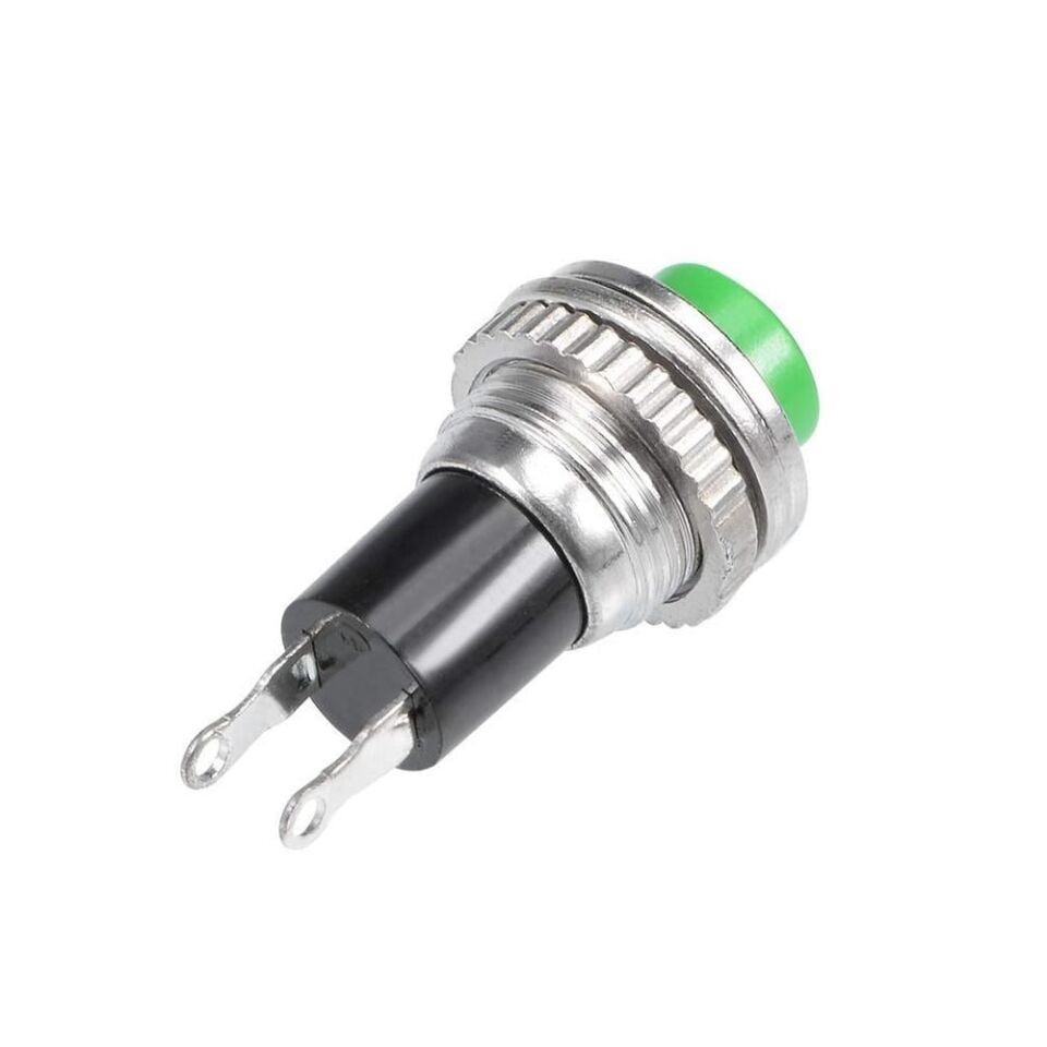 Push Buton 10mm 2 Pin On Off Aç Kapa Butonu Bas Bırak Yaylı Buton DS-316 IC-179