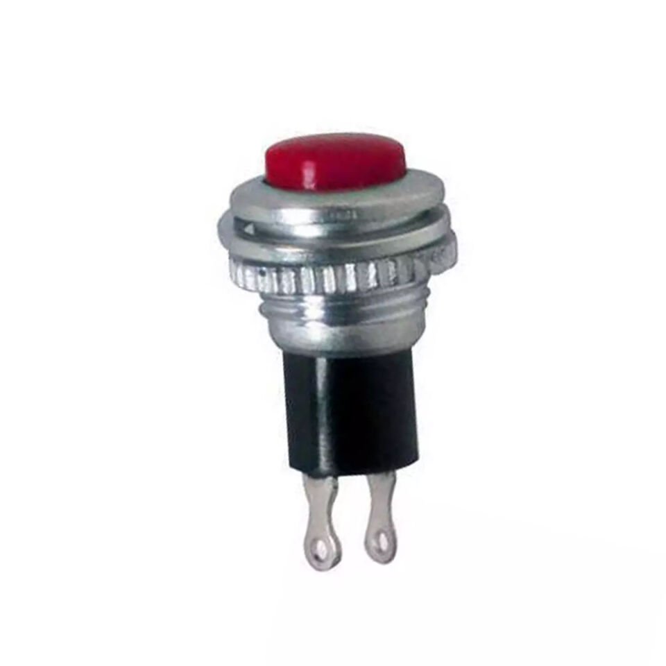 Ayt Push Buton 10mm 2 Pin On Off Aç Kapa Butonu Bas Bırak Yaylı Buton DS-316 IC-179