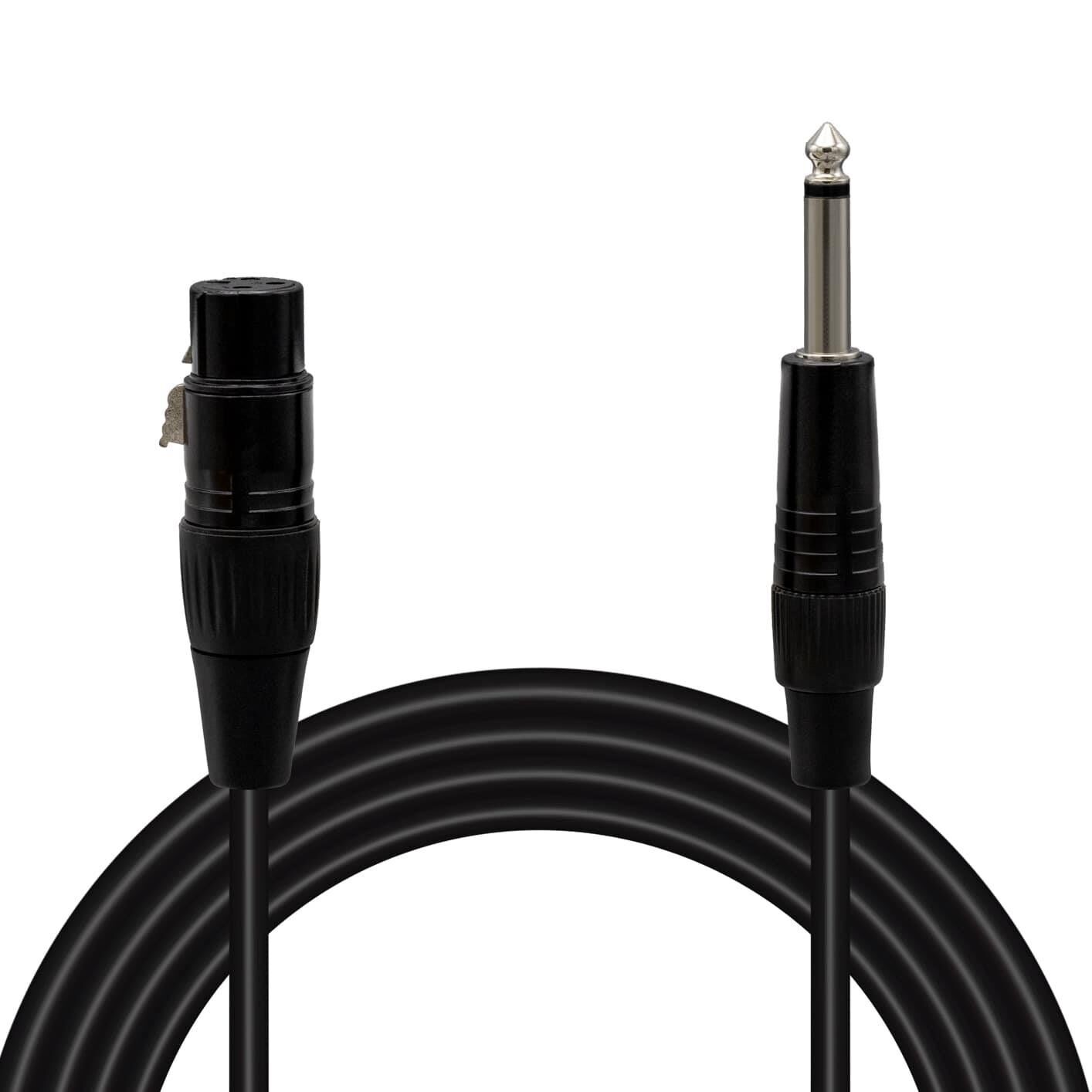 Ayt Magicvoice Ld379 Xlr Canon Dişi 6.3 mm Mono Erkek 1 Metre Ses Müzik Aletleri Kablosu