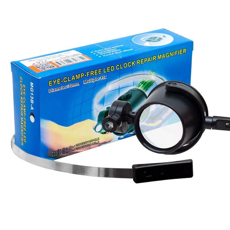 Powermaster MG-13BA Büyüteç Göze Takılan Işıklı Hassas İş Kuyumcu Büyüteci