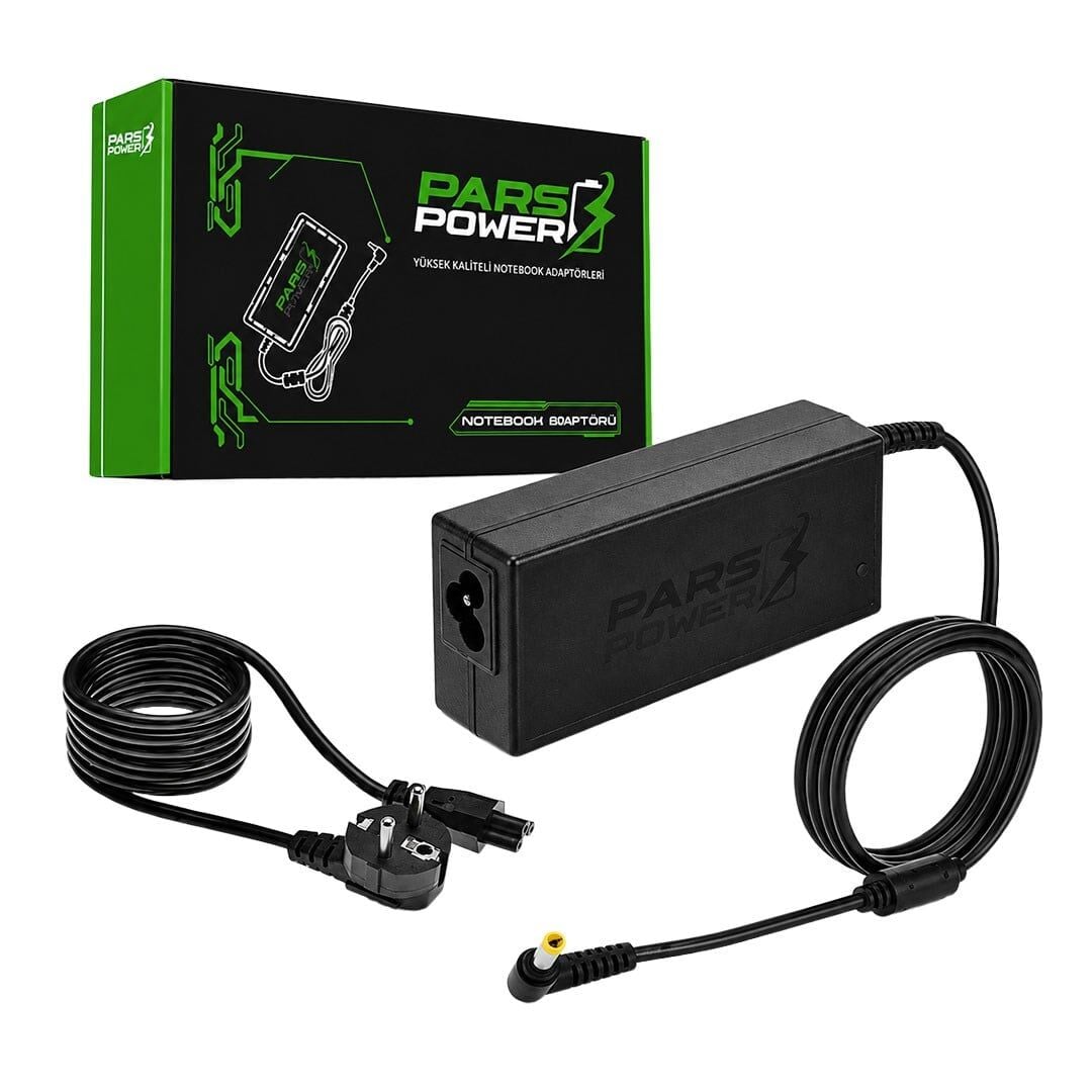 Parspower Prs-004 Plastik Kasa 19V 4.74A 90W 5.5*1.7Mm Standart Notebook Adaptör