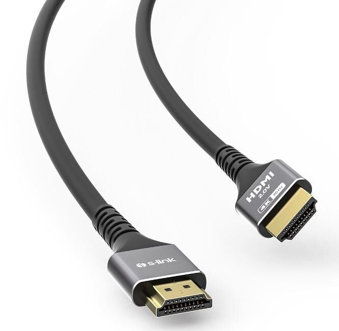 S-Link SLX-HD4K15 15 Metre 4K 30Hz Metal Uçlu HDMI Kablo (V2.0 Uyumlu)