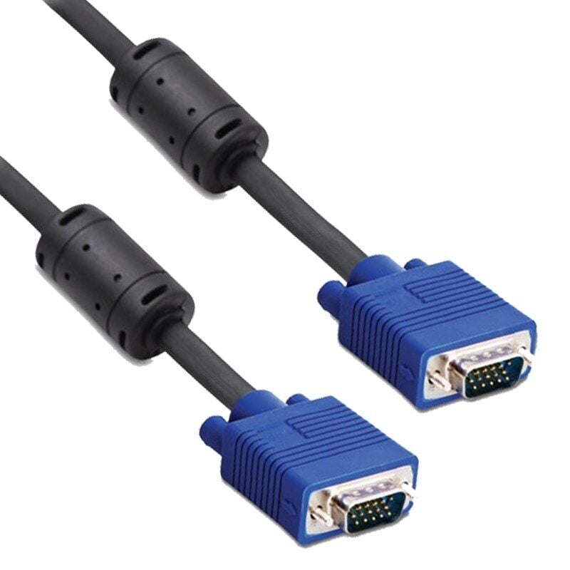 Ayt 15 Pin 2 Ucu Erkek 30 Metre VGA Kablo Bilgisayar Monitör Projeksiyon Görüntü Kablosu 30 Metre