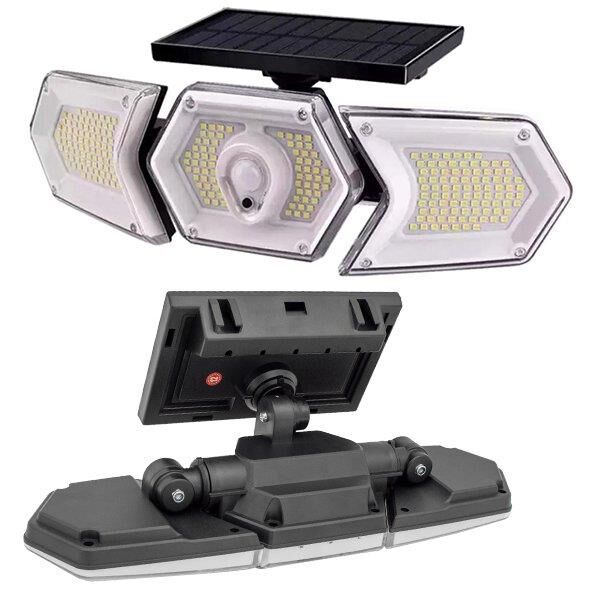 Powermaster Solar Güneş Enerjili Geniş Açılı Çift Kanatlı 254 SMD Ledli 3 Modlu Beyaz İndüksiyon Lambası W774A