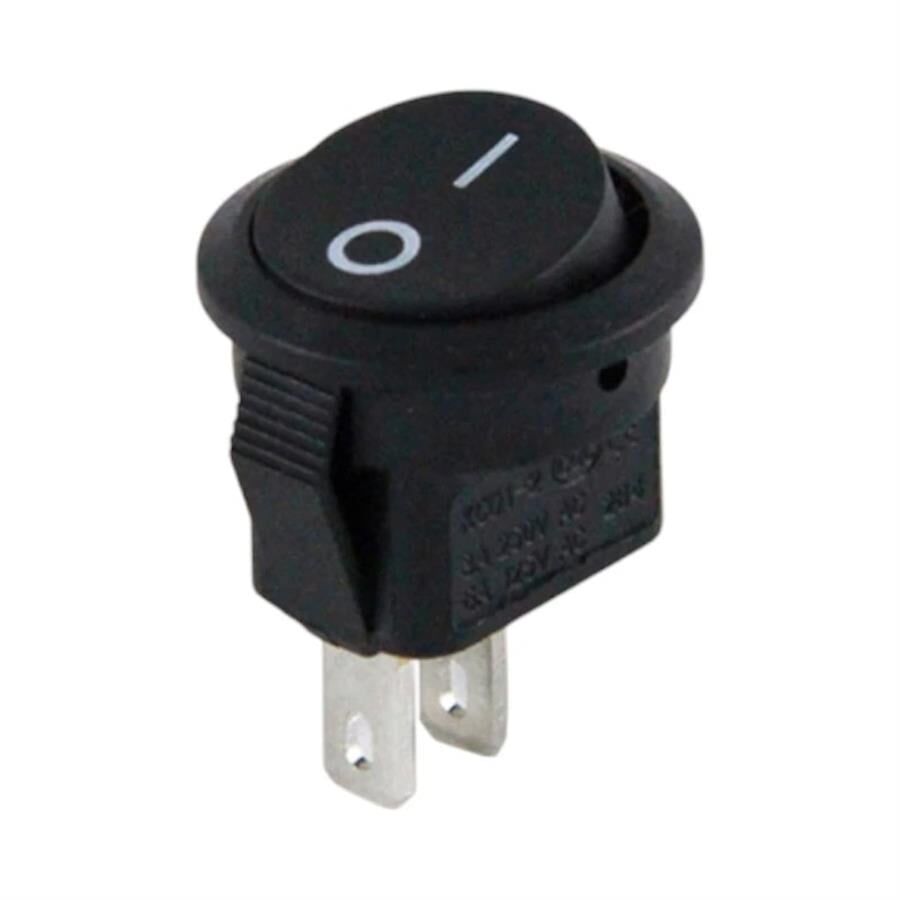 Ayt Mini Yuvarlak Işıksız ON OFF Anahtar Aç Kapa Anahtarı 2 Pin IC-134E