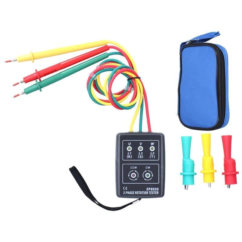 Powermaster Faz Sırası Ölçer 60-600 Volt Çalışma Aralığı Faz Test Cihazı