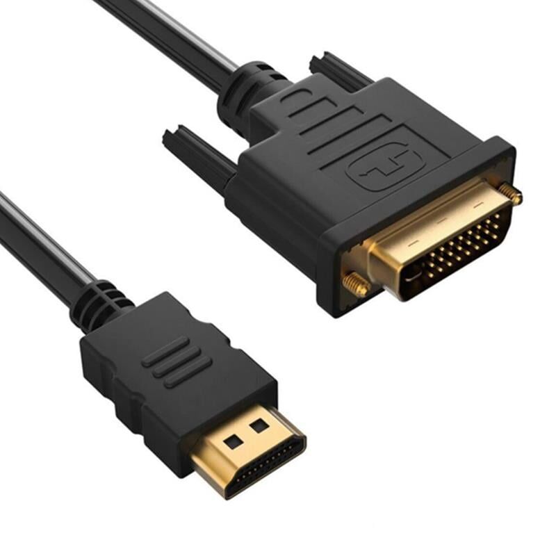 Dvı 24+1 Erkek Erkek 19P Hdmı Kablo Dvı Çıkışını Hdmı Girişine Çevirici Dönüştürücü Pc Bilgisayar Monitör Kablosu
