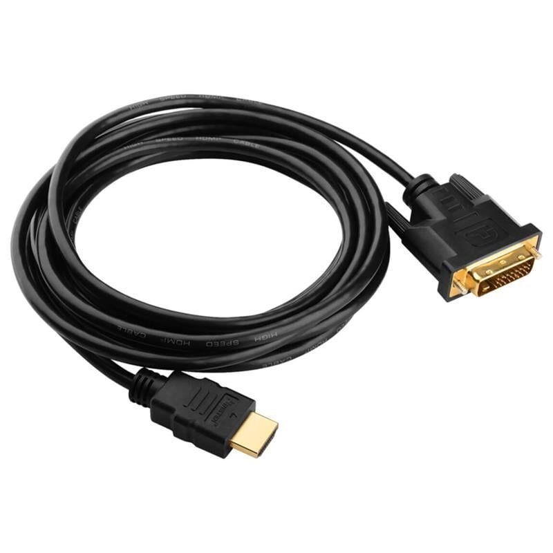 Dvı 24+1 Erkek Erkek 19P Hdmı Kablo Dvı Çıkışını Hdmı Girişine Çevirici Dönüştürücü Pc Bilgisayar Monitör Kablosu