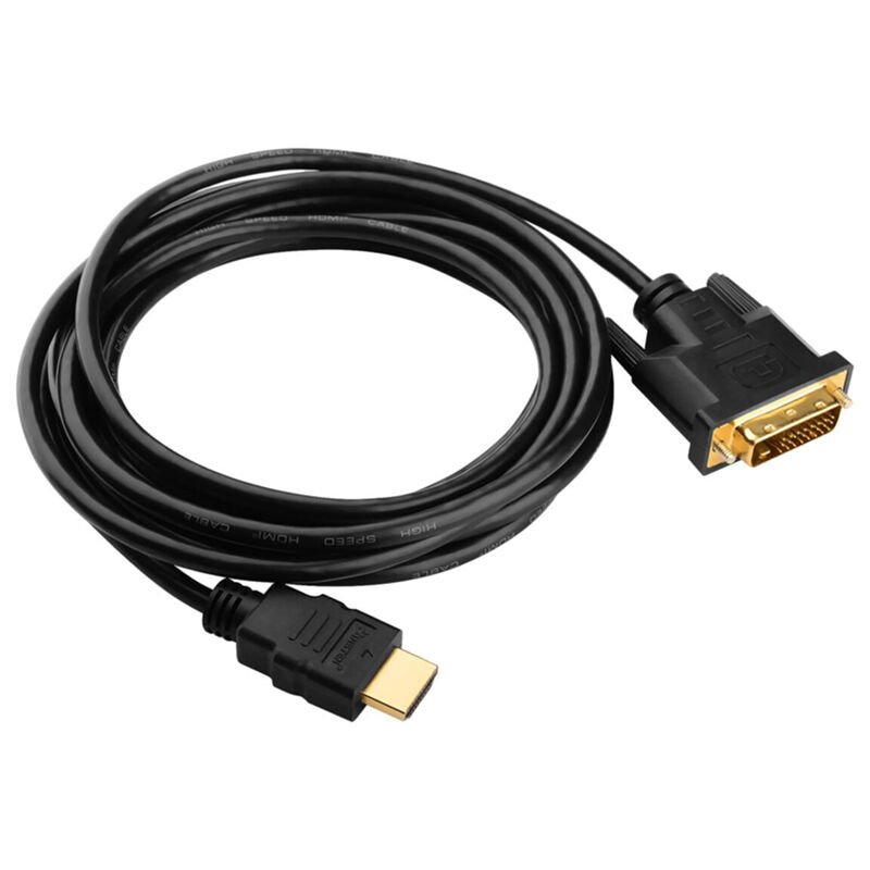 Ayt Dvı 24+1 Erkek Erkek 19P Hdmı Kablo Dvı Çıkışını Hdmı Girişine Çevirici Dönüştürücü Pc Bilgisayar Monitör Kablosu