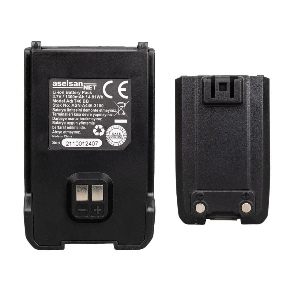 Aselsan Asn-A446T 1300 Mah Yedek Batarya Telsiz Bataryası