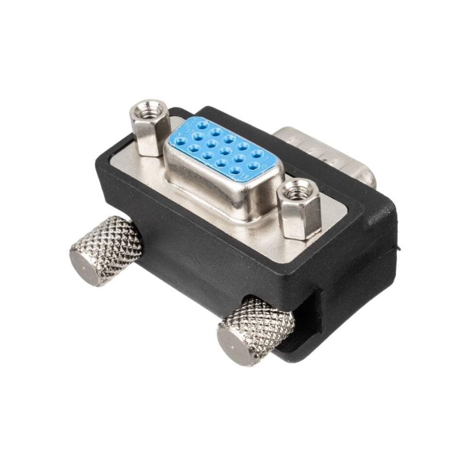 Powermaster Vga Dişi Erkek Çevirici 90 L Tip Erkek Dişi Vga Dönüştürücü Soket
