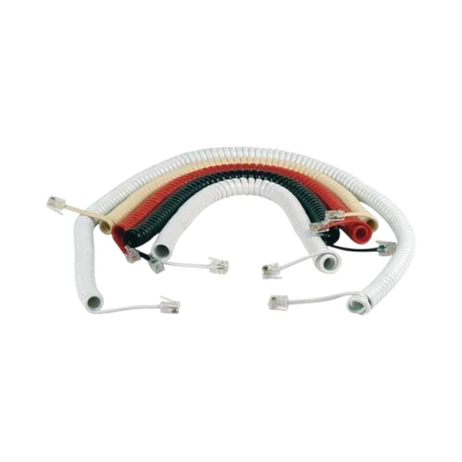TELEFON SPİRAL KABLO KREM 4P/4C