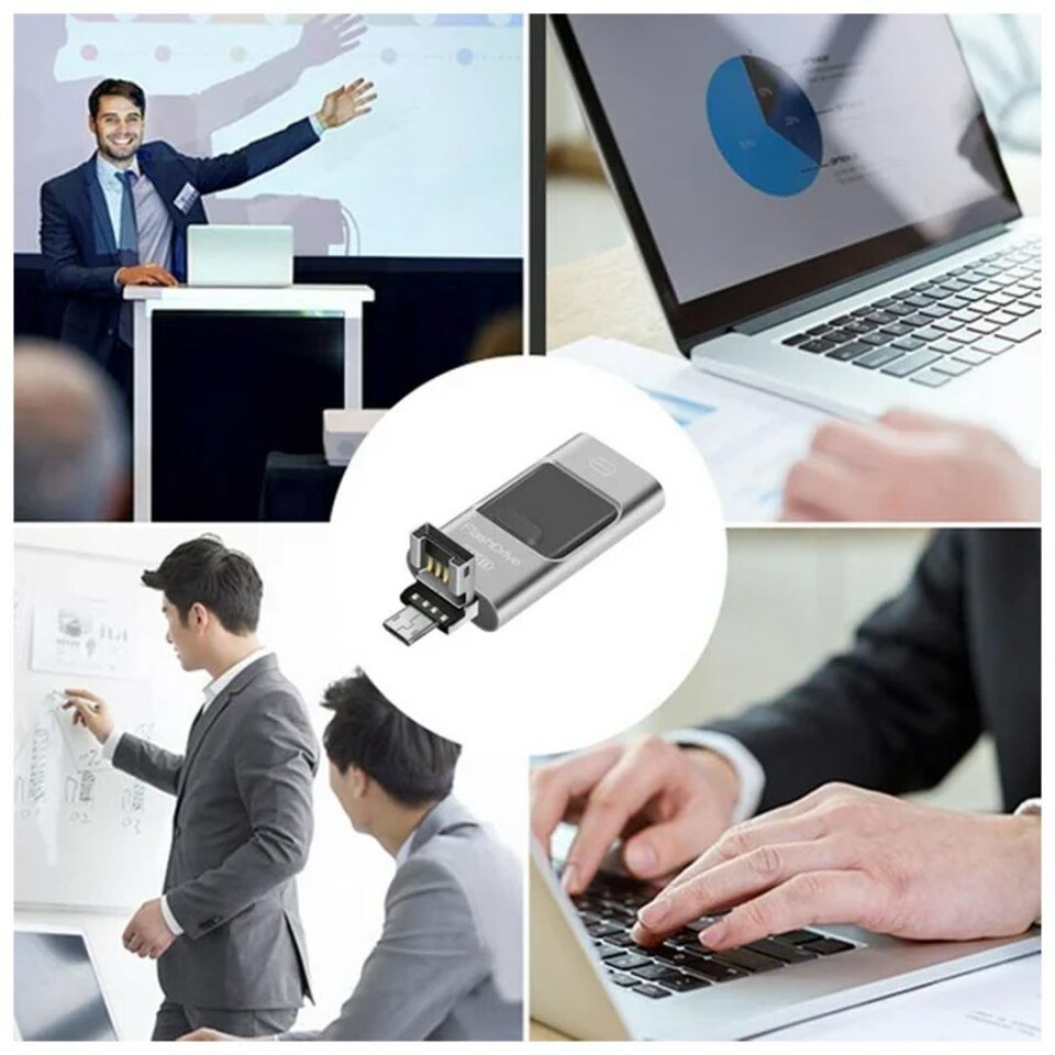 Ayt Usb Storer 8 Gb İphone Otg Micro Flash Bellek İos Android Windows Mobile Uyumlu