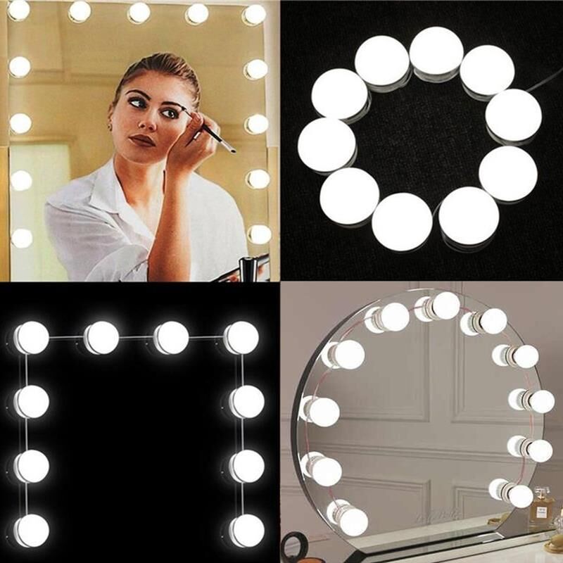 Ayt Powermaster 10 Lu Makyaj Aynası Işığı Lambası Makyaj Aynası Işığı Led Aydınalatma Ayarlı Usbli