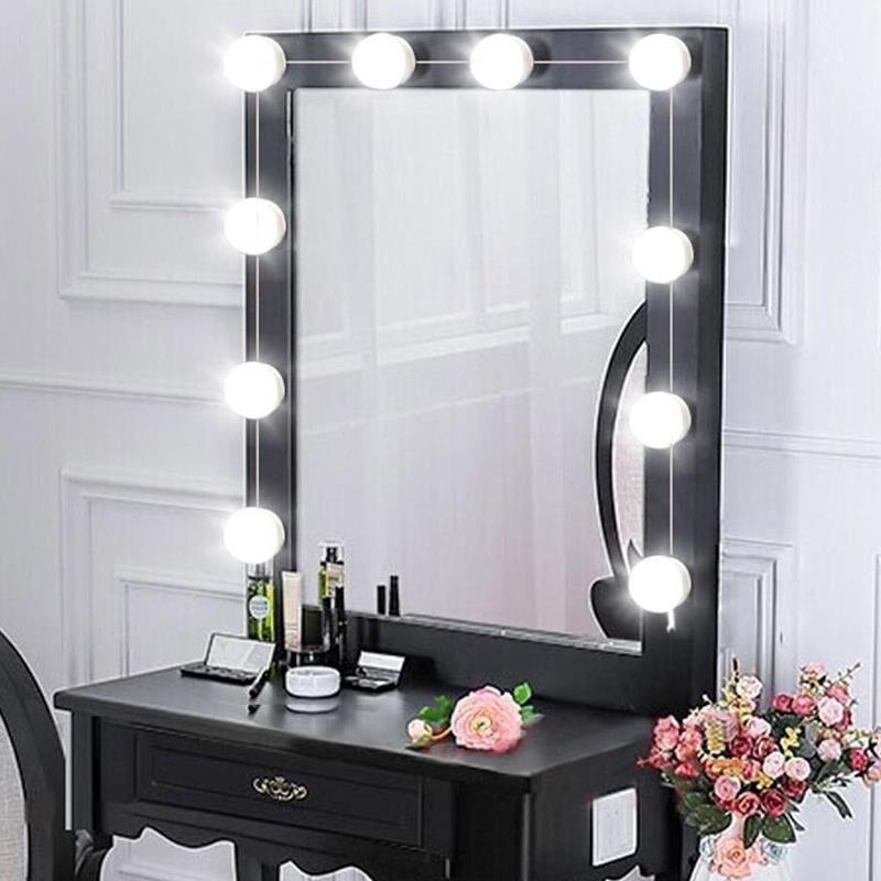Ayt Powermaster 10 Lu Makyaj Aynası Işığı Lambası Makyaj Aynası Işığı Led Aydınalatma Ayarlı Usbli