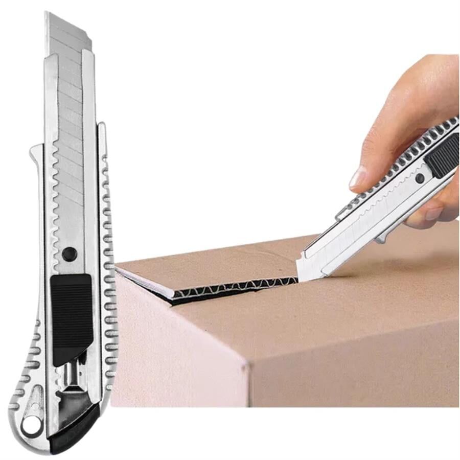 Powermaster PM-20902 Alüminyum Gövde 18 Mm * 0.5 Mm Metal Maket Bıçağı