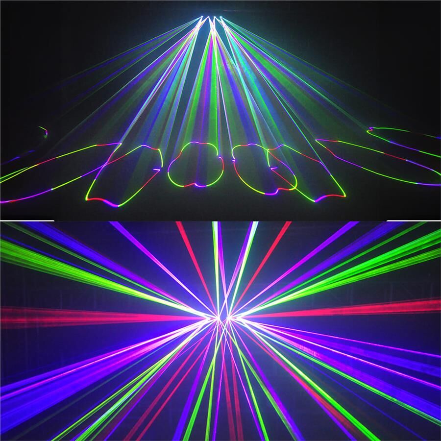 Layu D950RGB 7 Renk (RGBPYCW) Beam Efekt Lazeri