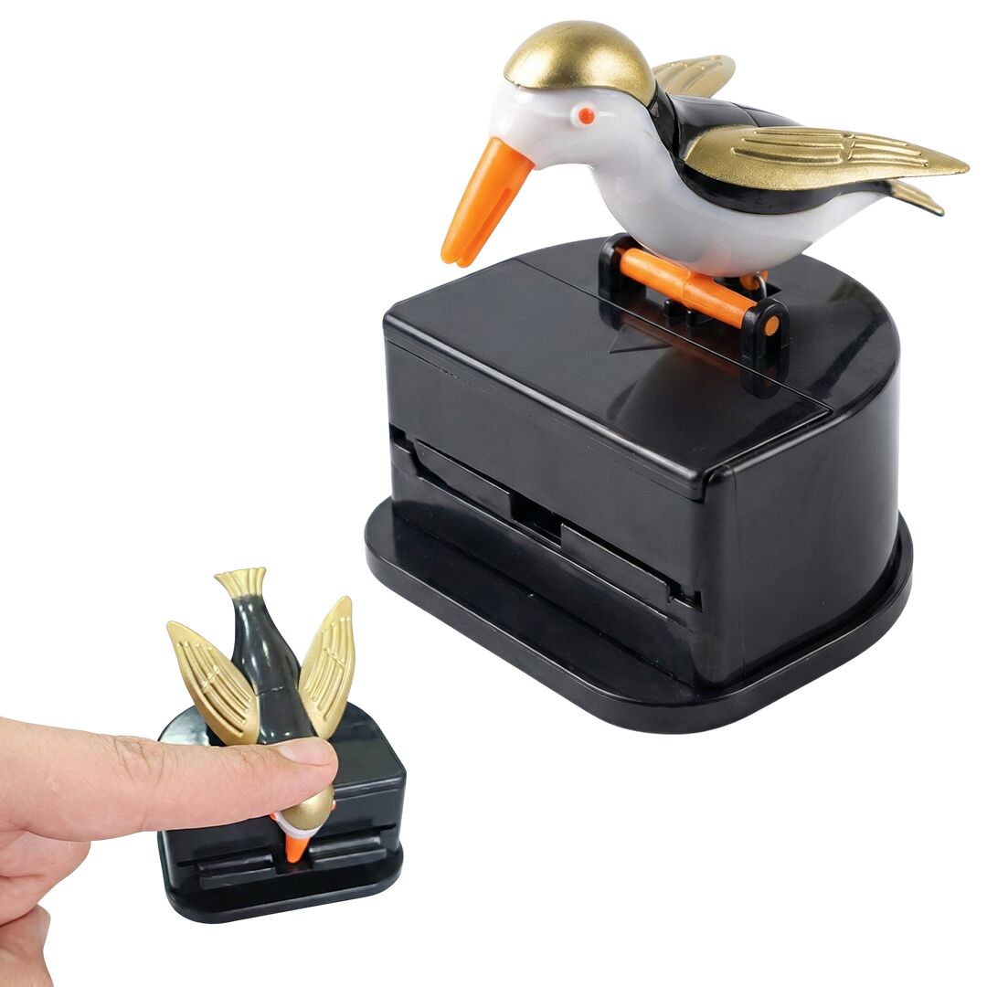 Sunup SN-28780 Penguen Figürlü Basmalı Kürdan Saklama Kutusu Kürdanlık