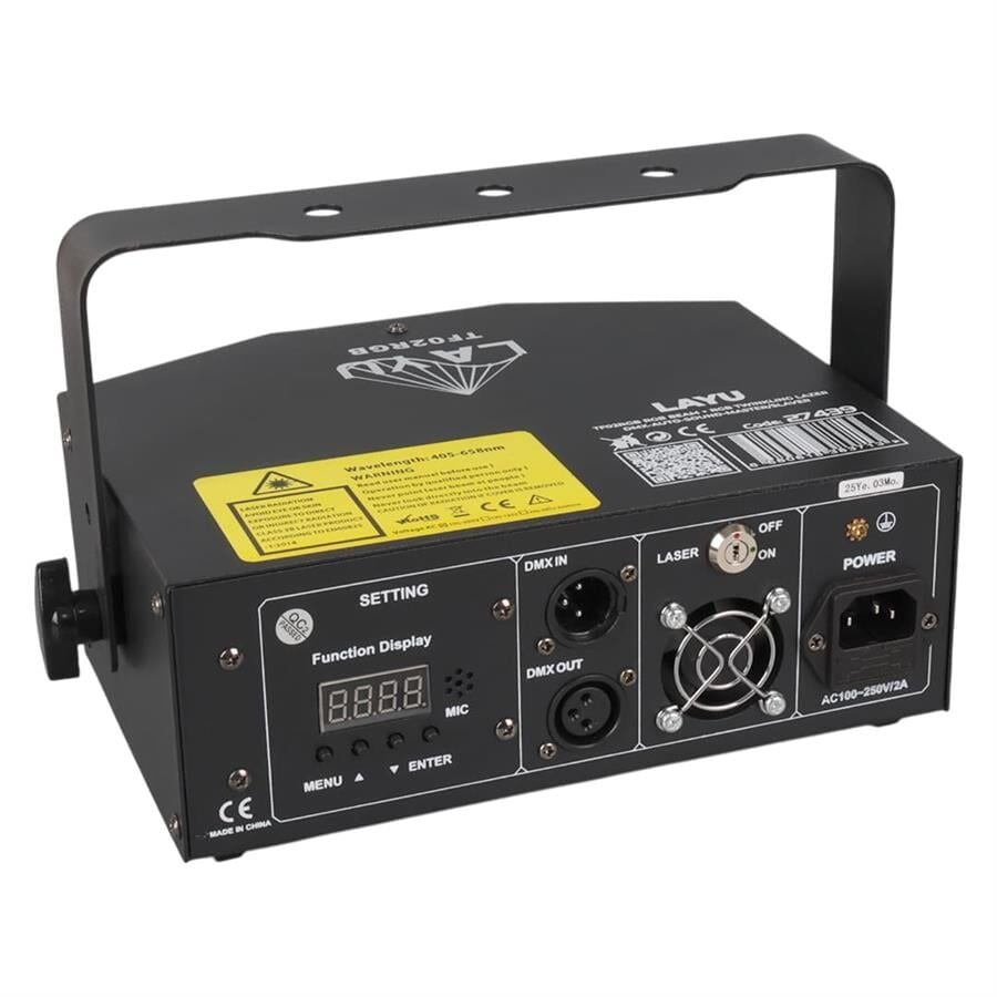Layu TF02RGB RGB Beam + RGB Twinkling Lazer DMX-AUTO-SOUND-MASTER/SLAVER