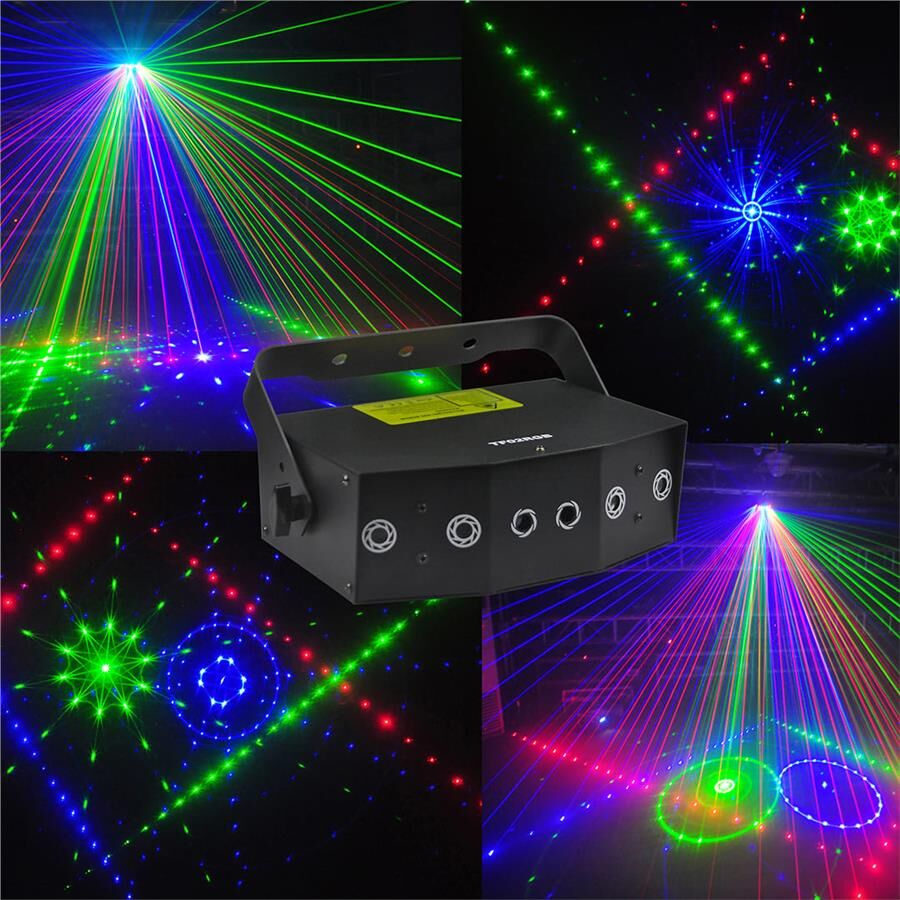 Layu TF02RGB RGB Beam + RGB Twinkling Lazer DMX-AUTO-SOUND-MASTER/SLAVER