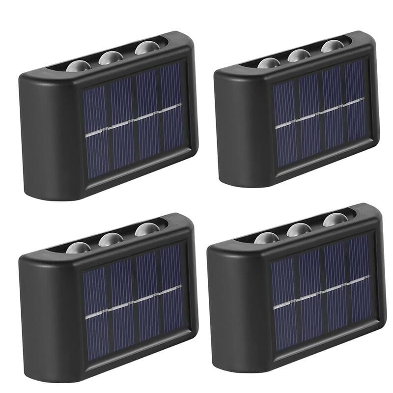 Powermaster Solar Güneş Enerjili Aplik Duvar Lambası 2 Li Set Bahçe Aydınlatma