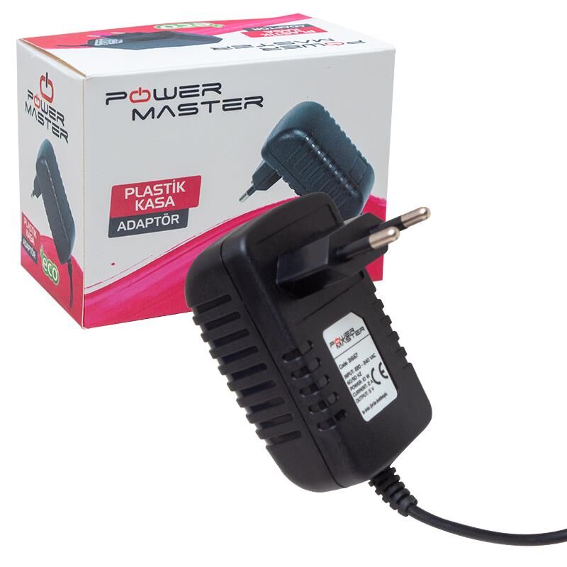 Ayt Powermaster 5 Volt 2 Amper 3.5 1.35 Uçlu Plastik Kasa Priz Tipi Adaptör Tv Box Adaptörü Tablet Pc Adaptör