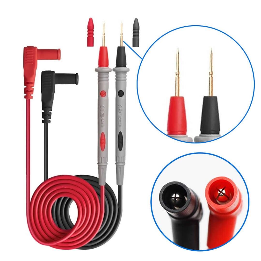 Powermaster Ölçü Aleti Probu Multimetre Ölçüm Cihazı Kablosu İğneli Uçlu
