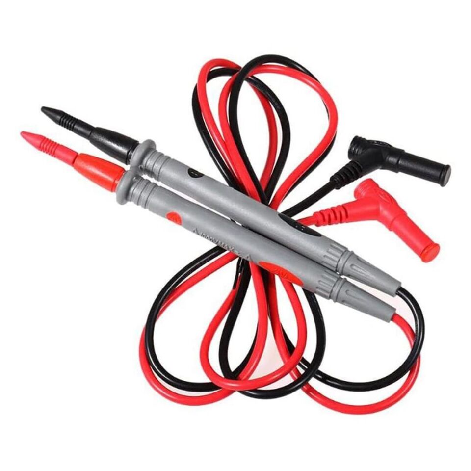 Powermaster Ölçü Aleti Probu Multimetre Ölçüm Cihazı Kablosu İğneli Uçlu