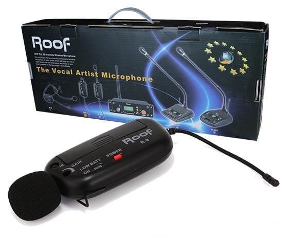 Roof R-9 UHV B-C Bandı Yaka Mikrofon