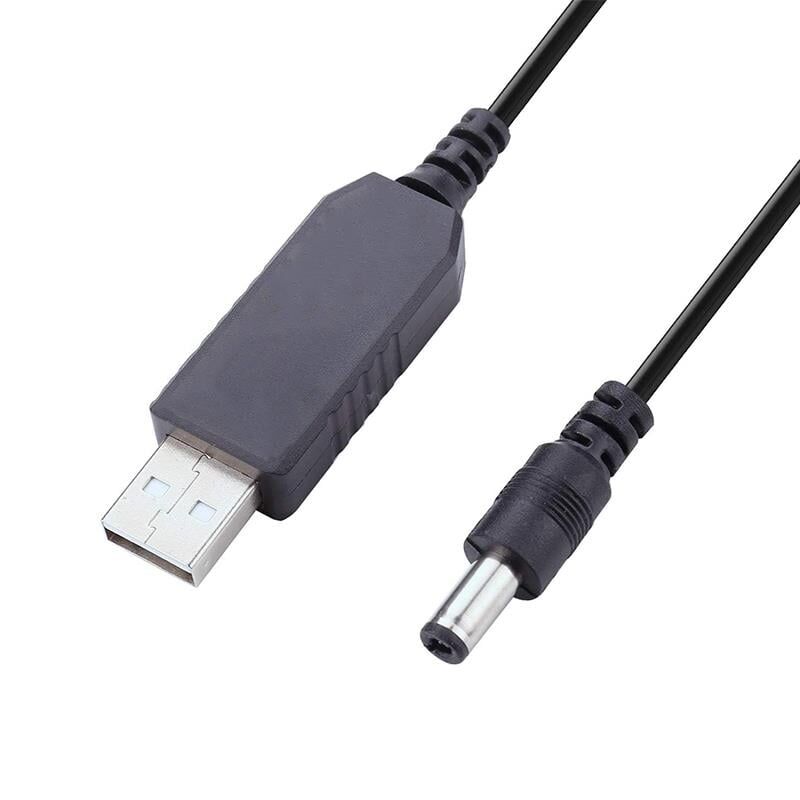 Ayt Pm-21568 9-5 Volt 1 Amper USB To DC 5.5x2.5mm Çevirici Dönüştürücü Kablo 100 Cm