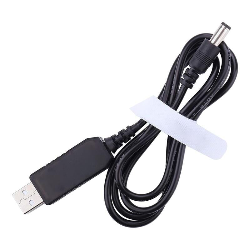 Ayt Pm-21568 9-5 Volt 1 Amper USB To DC 5.5x2.5mm Çevirici Dönüştürücü Kablo 100 Cm