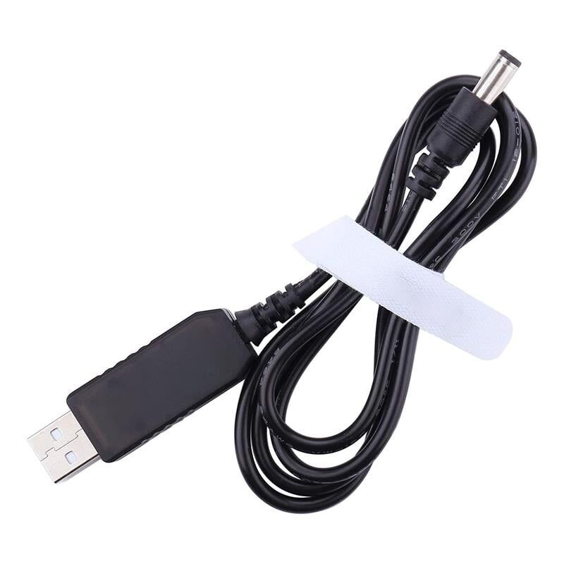 Ayt Pm-21568 9-5 Volt 1 Amper USB To DC 5.5x2.5mm Çevirici Dönüştürücü Kablo 100 Cm