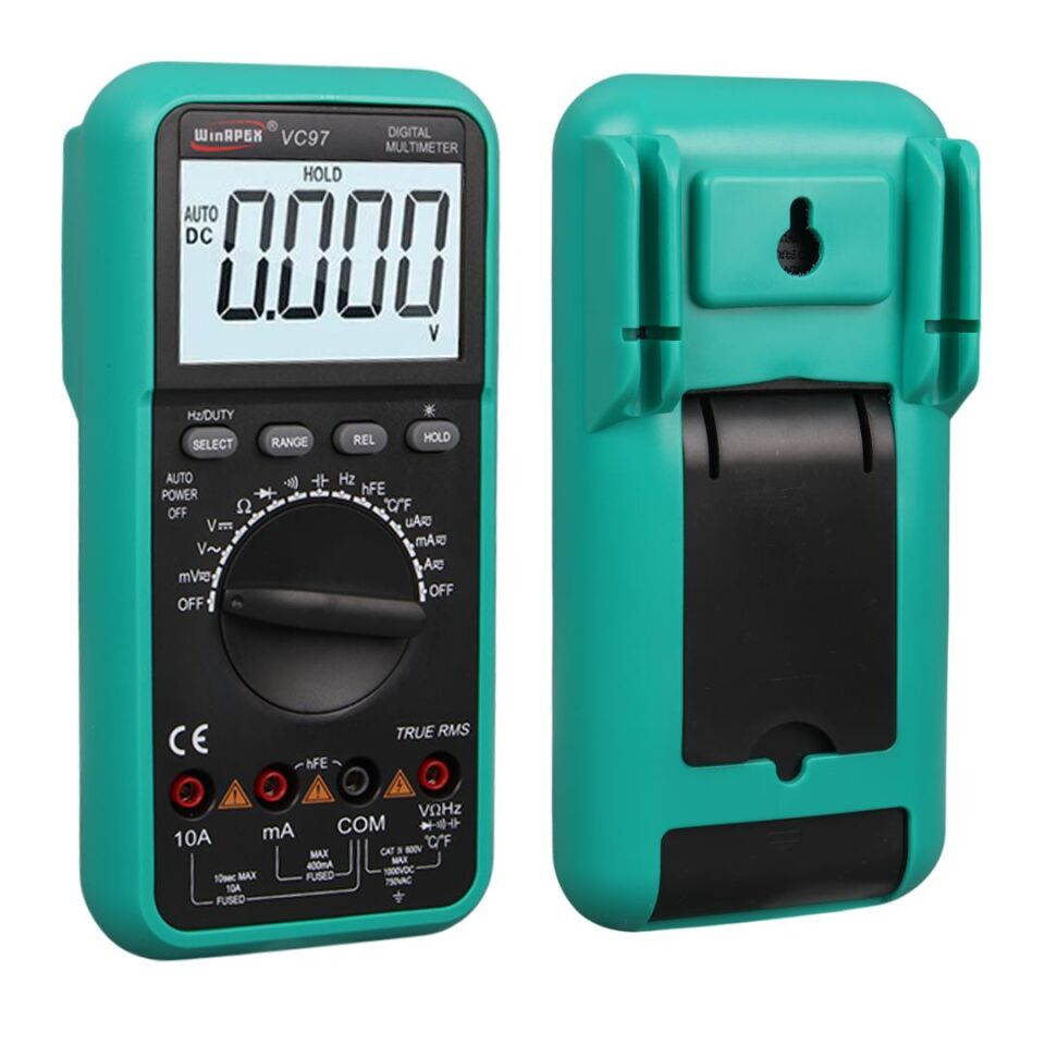 Powermaster VC97 Dijital Multimetre Sıcaklık Ölçümü Ac Dc Voltaj Akım Ölçüm Cihazı Aleti