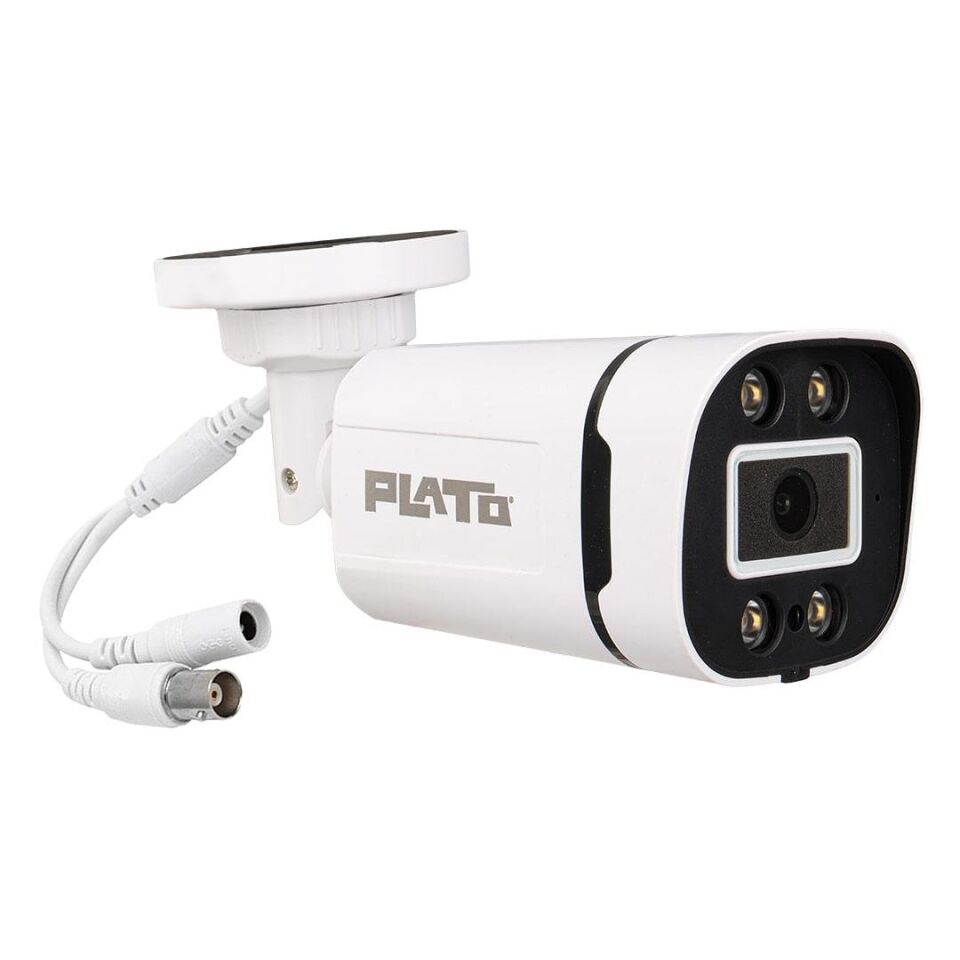 Ayt Plato PL-23840 Ahd Bullet Kamera 2 Mp Gece Renkli Görüşlü Güvenlik Kamerası Dvr Kayıt Cihazı İçin