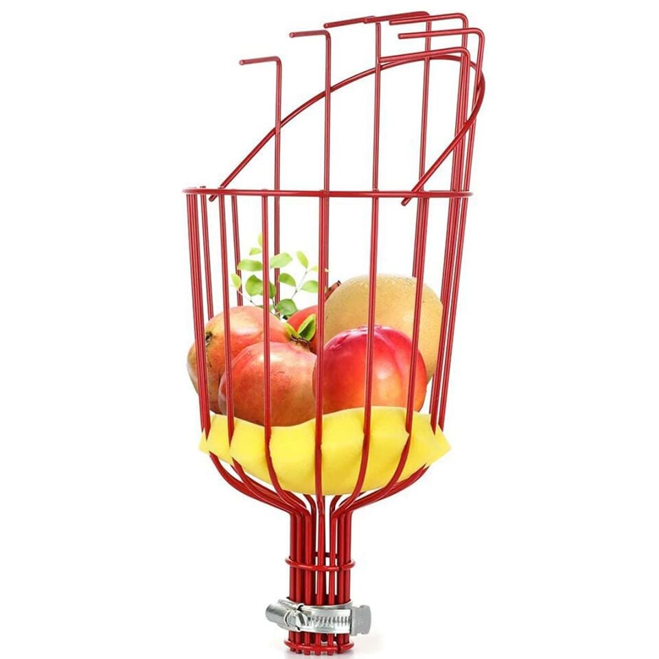 Sunup SN-28776 Pratik Sepet Tip Meyve Toplama Aleti Yüksekten Meyve Toplama Aparatı