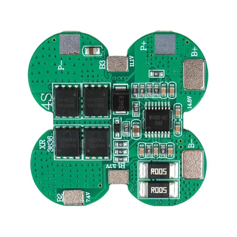 Ayt Weko 4S 14.8V-16.8V 15A Li-iOn Pil 18650 Bms Koruma Kartı Devre Şarj Akım Koruma Devresi Matkap Vidalama İçin