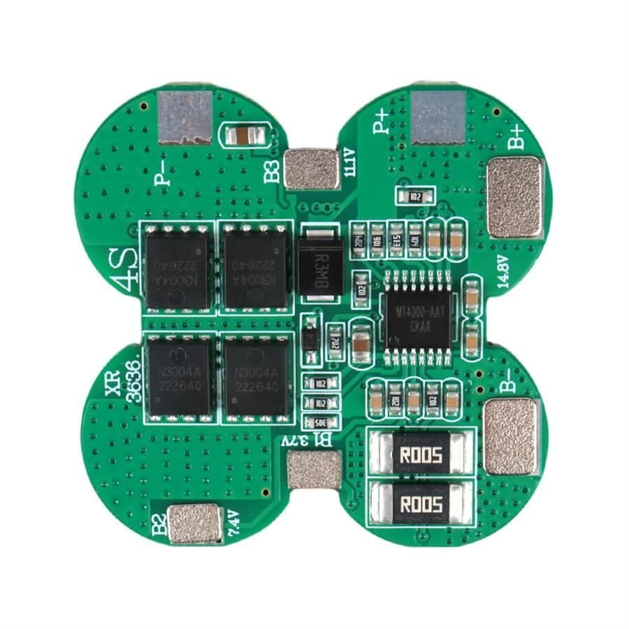 Ayt Weko 4S 14.8V-16.8V 15A Li-iOn Pil 18650 Bms Koruma Kartı Devre Şarj Akım Koruma Devresi Matkap Vidalama İçin