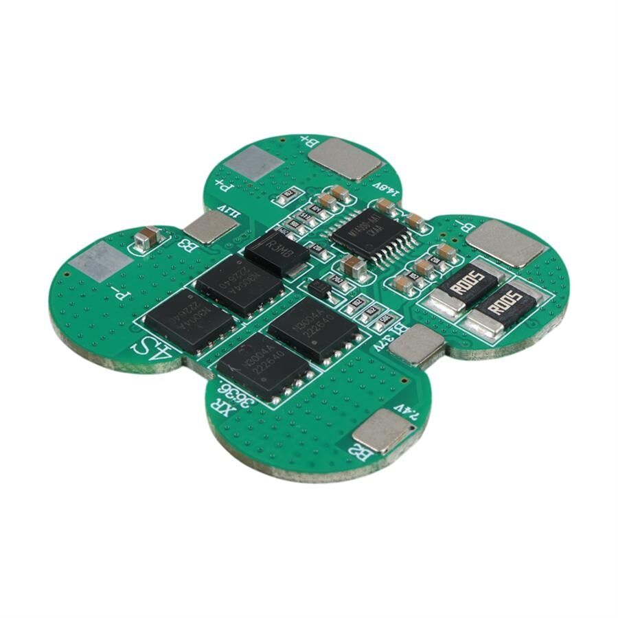 Ayt Weko 4S 14.8V-16.8V 15A Li-iOn Pil 18650 Bms Koruma Kartı Devre Şarj Akım Koruma Devresi Matkap Vidalama İçin