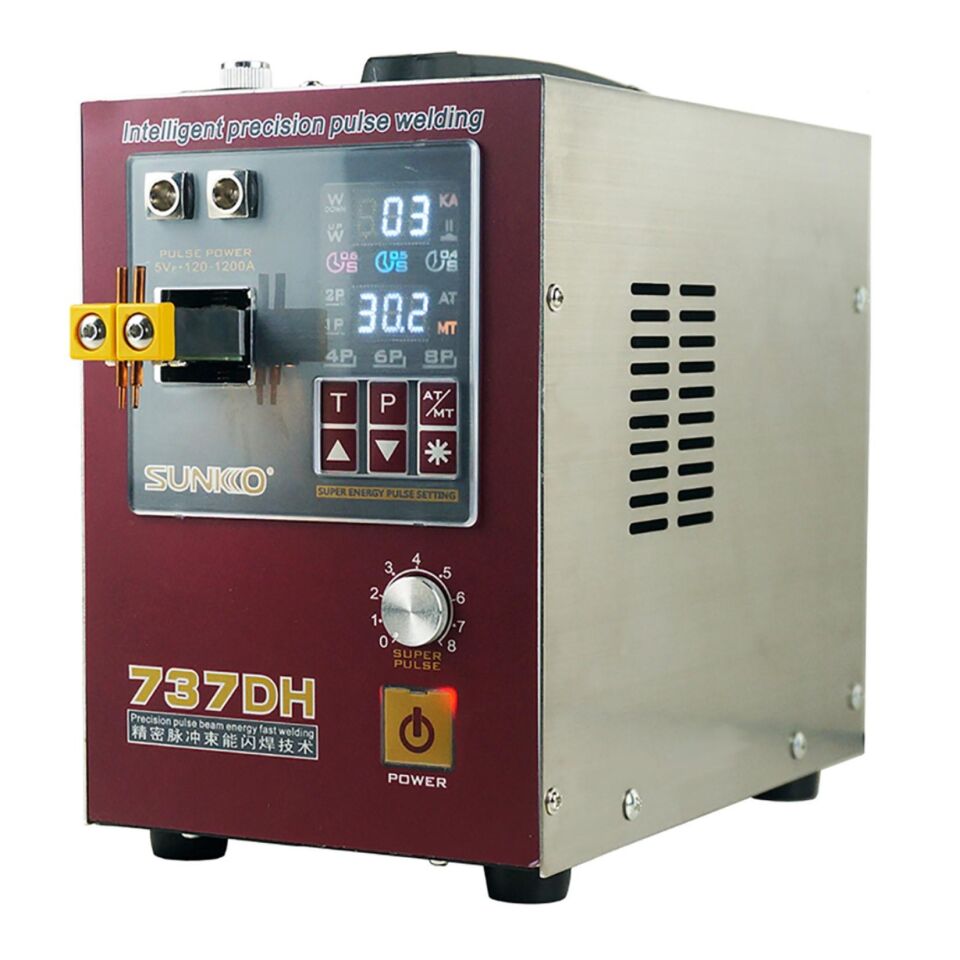 Ayt Sunkko 737DH 220V 4.3KW Pil Punta Kaynak Makinesi Pil Punto Kaynak Cihazı Aleti