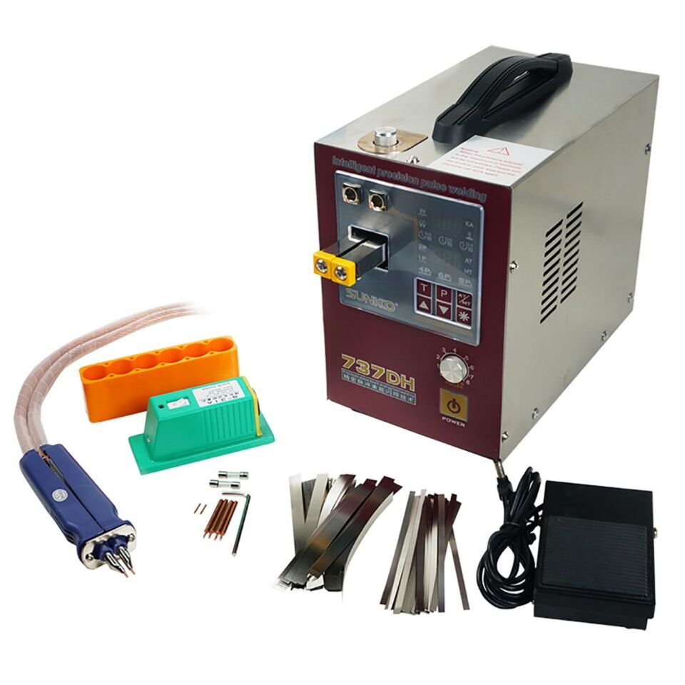 Ayt Sunkko 737DH 220V 4.3KW Pil Punta Kaynak Makinesi Pil Punto Kaynak Cihazı Aleti