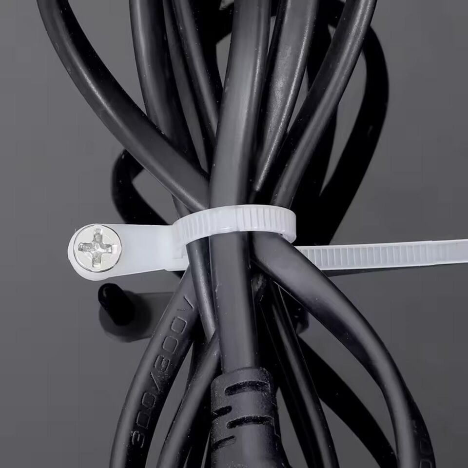 Powermaster PM-26330 Vida Delikli Kablo Bağı Plastik Kelepçe 100Lü Paket Beyaz 3.6X150mm Klemens Klips Cırt Cırt