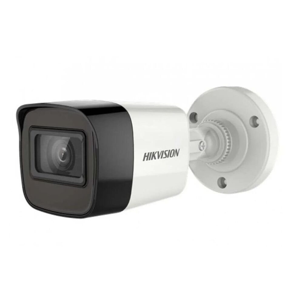 Hikvision DS-2CE16D0T-ITPFS TVI 1080P 2 Mp 2.8 Mm Sabit Lensli Sesli IR Bullet Kamera Güvenlik Kamerası
