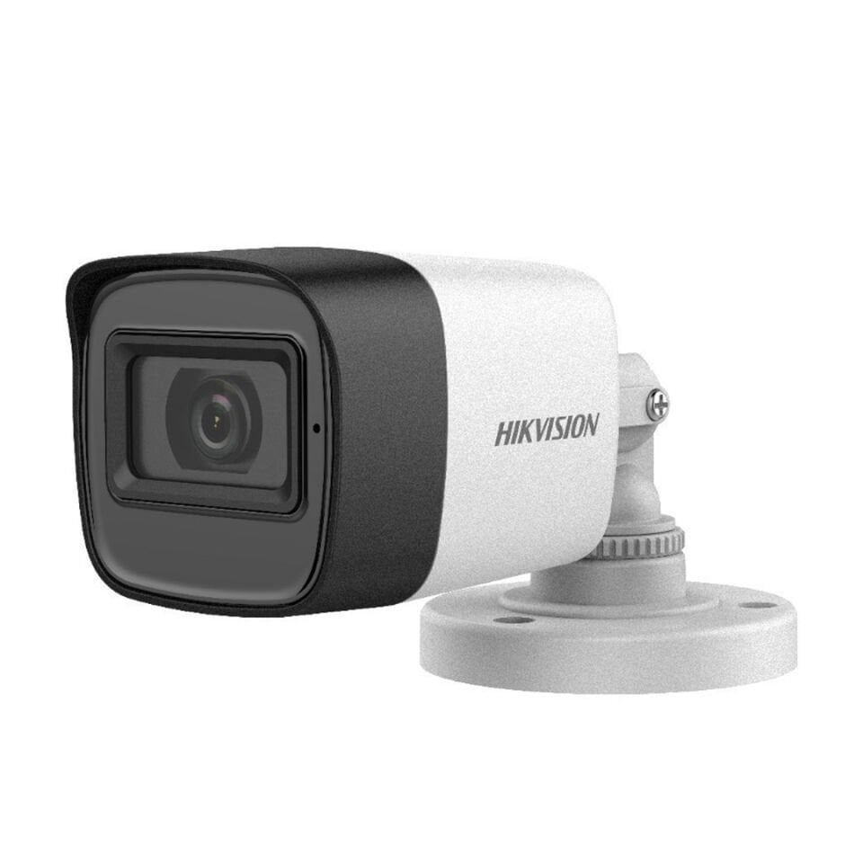Hikvision DS-2CE16D0T-ITPFS TVI 1080P 2 Mp 2.8 Mm Sabit Lensli Sesli IR Bullet Kamera Güvenlik Kamerası