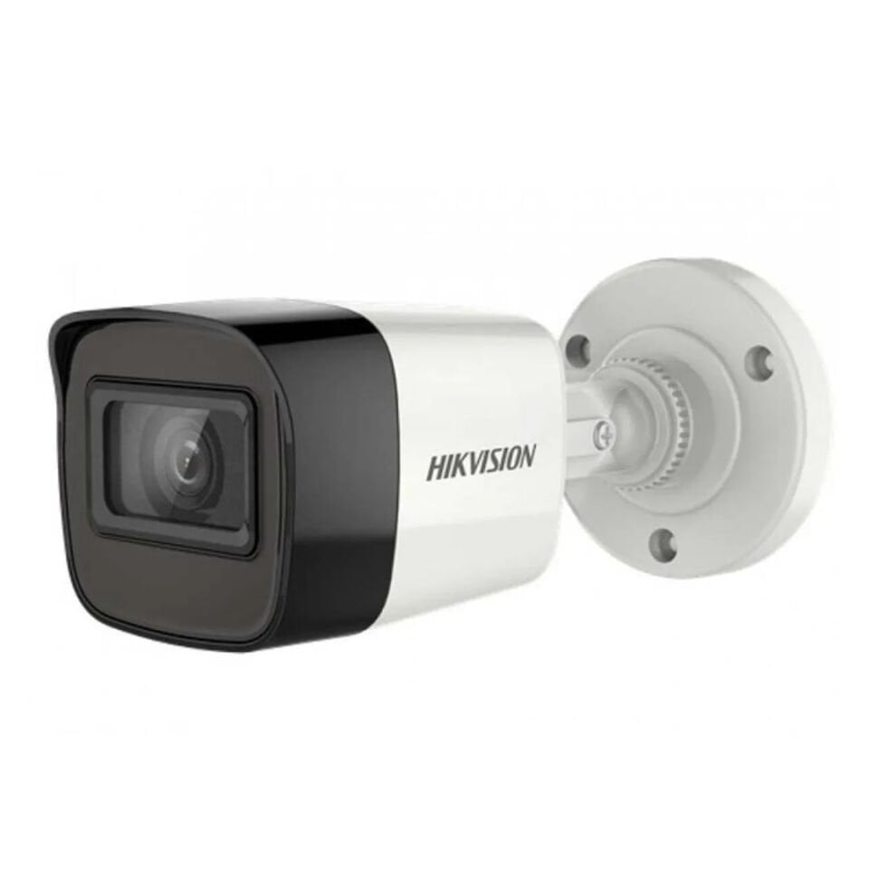 Hikvision DS-2CE16D0T-ITPFS TVI 1080P 2 Mp 2.8 Mm Sabit Lensli Sesli IR Bullet Kamera Güvenlik Kamerası