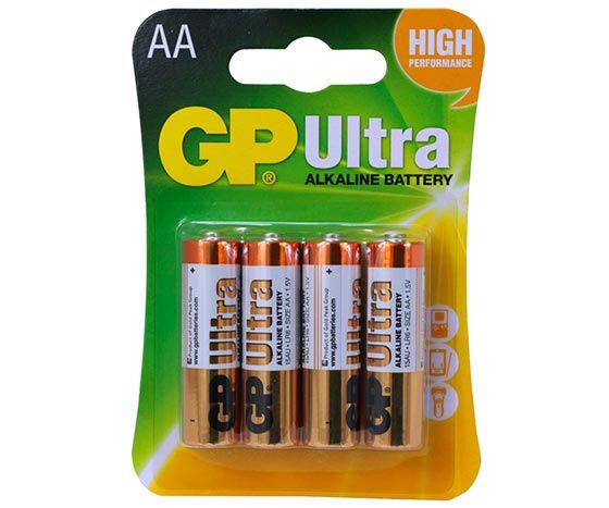 GP 15AU-2U4 Alkalin Kalem Pil 4 lü AA Kalem Pil