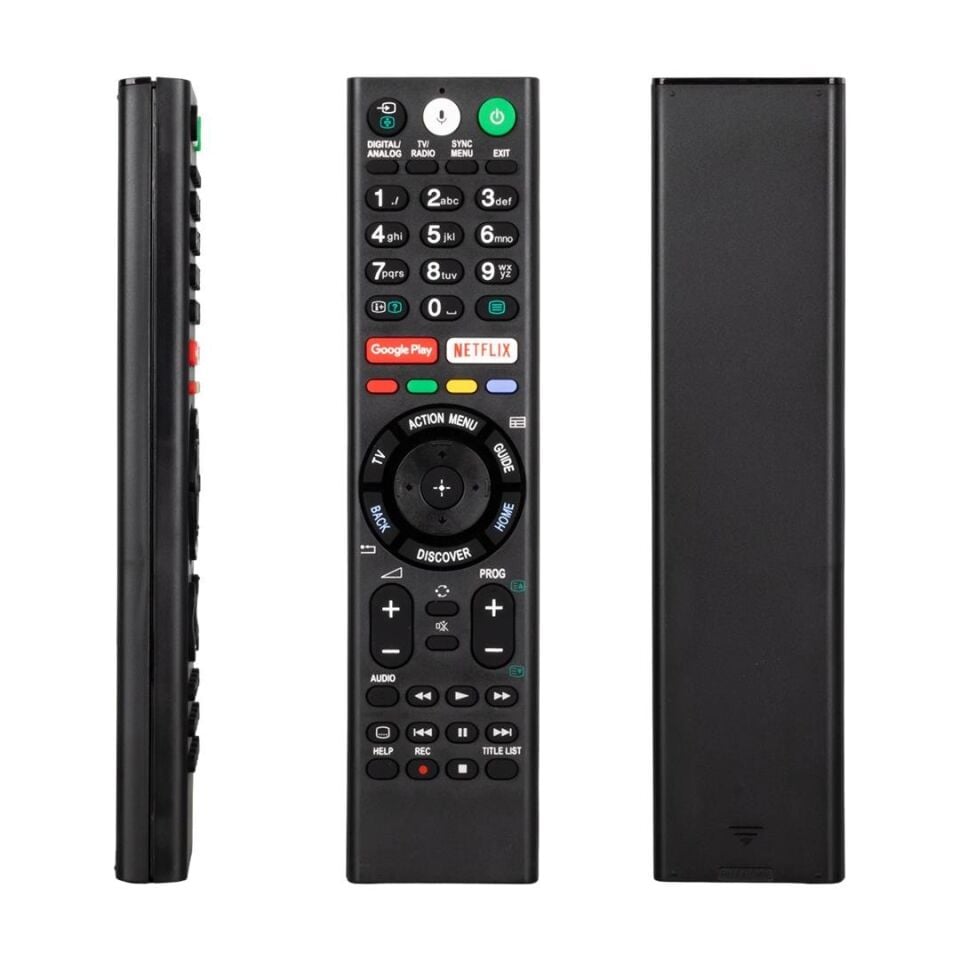 Huayu RMF-TX300E Sony Netflix-Google Play Tuşlu Ses Komutlu LCD Led Android TV Kumanda